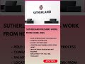 Sutherland Freshers Work From Home Jobs | Link in Description #workfromhome #shorts