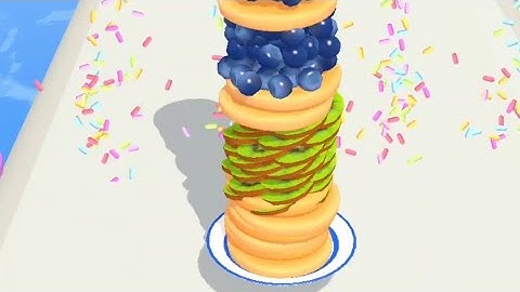 Pancakes 🥞 Run ASMR Gameplay, Very relaxing and Satisfying all levels Gameplay walkthrough Android