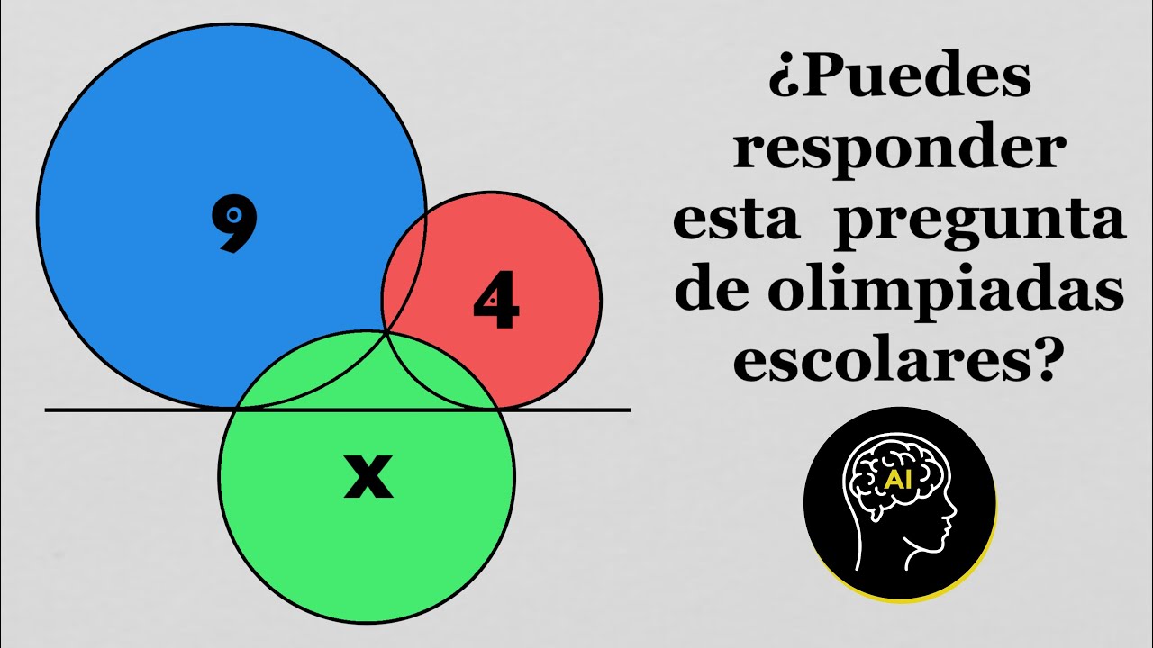 El problema de los tres círculos de colores (no podrás responder) | 🔵🔴🟢