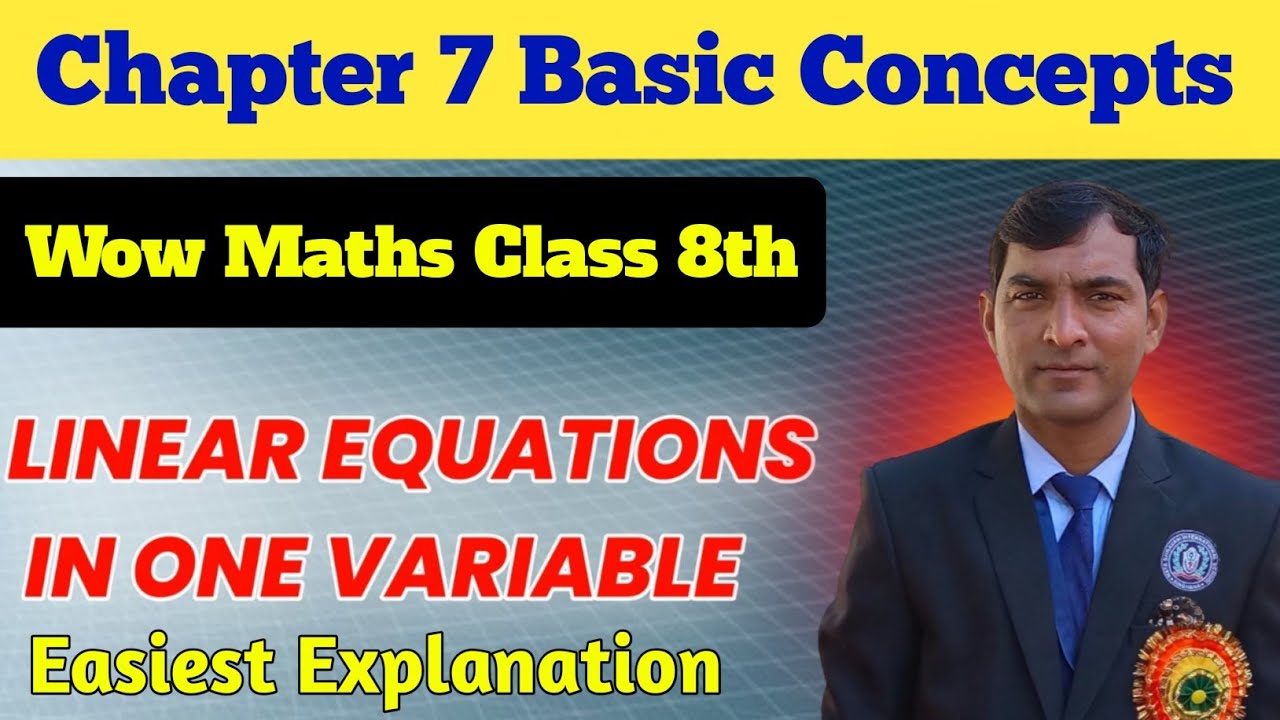 Linear equation in one variable wow maths book solutions ( Basic ...