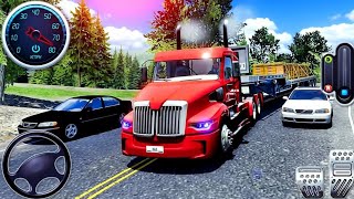 রিয়েল ট্রাক ড্রাইভিং সিমুলেটর 3D - কার্গো ডেলিভারি ট্রেলার ট্রাক পার্কিং - অ্যান্ড্রয়েড গেমপ্লে screenshot 2