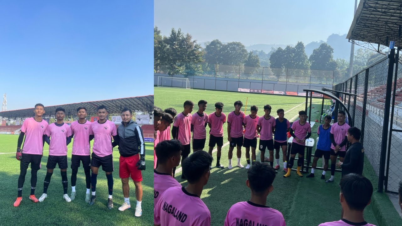 Nagaland State Football Team Day 6 Training For Santosh Trophy Championship  🏆 