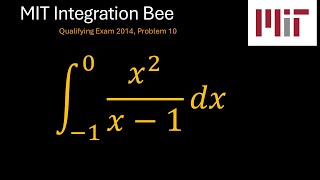 MIT 2014 Integration Bee Qualifying Exam, Problem  10