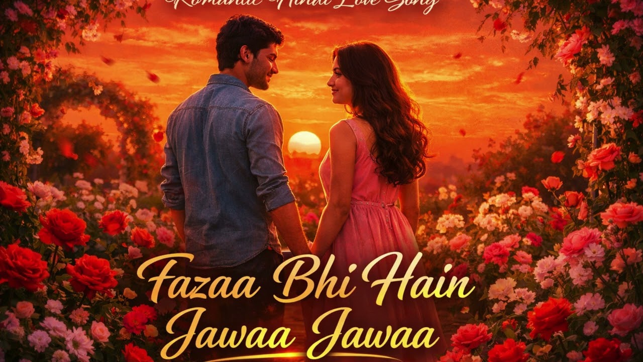 Fazaa Bhi Hain Jawaa Jawaa |  love melody Hindi | romantic garden song | Hindi love song 2026