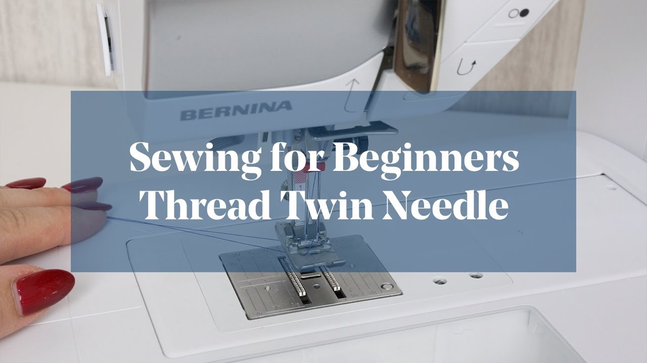 How To: Thread Twin Needle (Sewing for Beginners) 