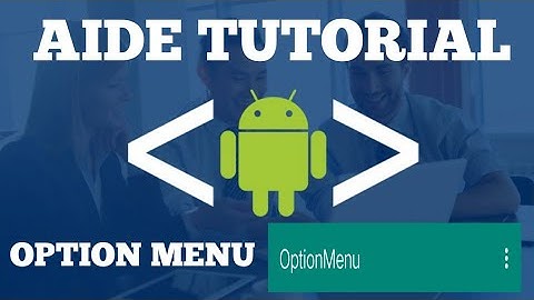 AIDE TUTORIAL - Option Menu