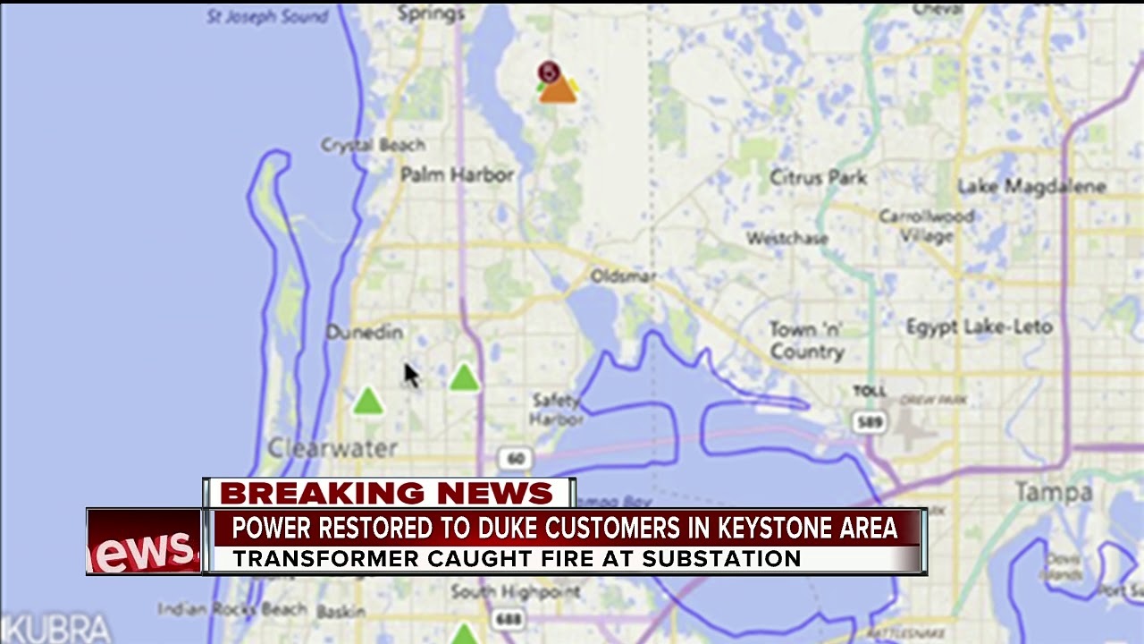 Power restored to Duke Energy customers in Keystone area - YouTube