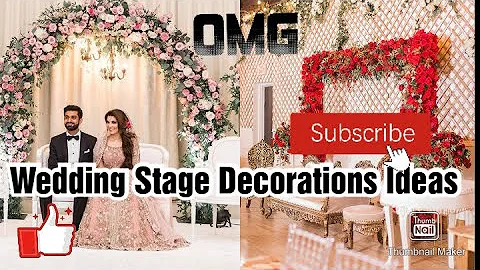 Beautiful Wedding Stage Decorations Ideas/Daily Fun & Fashion Buzz