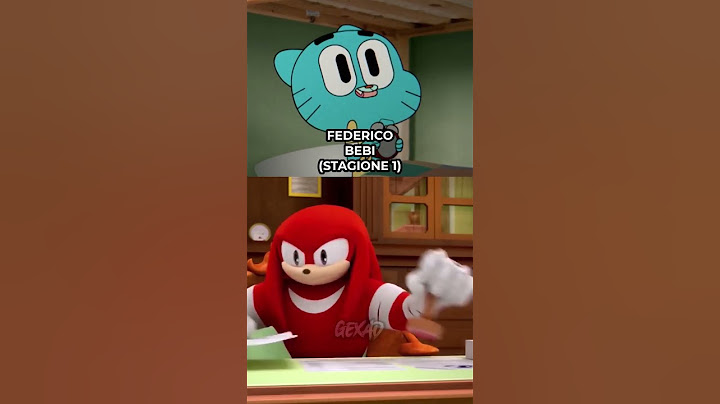 Knuckles giudica i doppiatori di Gumball #gumball