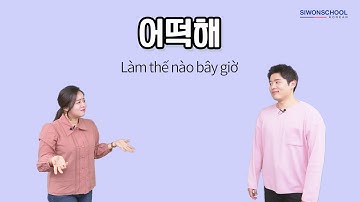 Học tiếng Hàn | Tiếng Hàn Thông Dụng của anh em Ko - 어떡해 Làm thế nào bây giờ