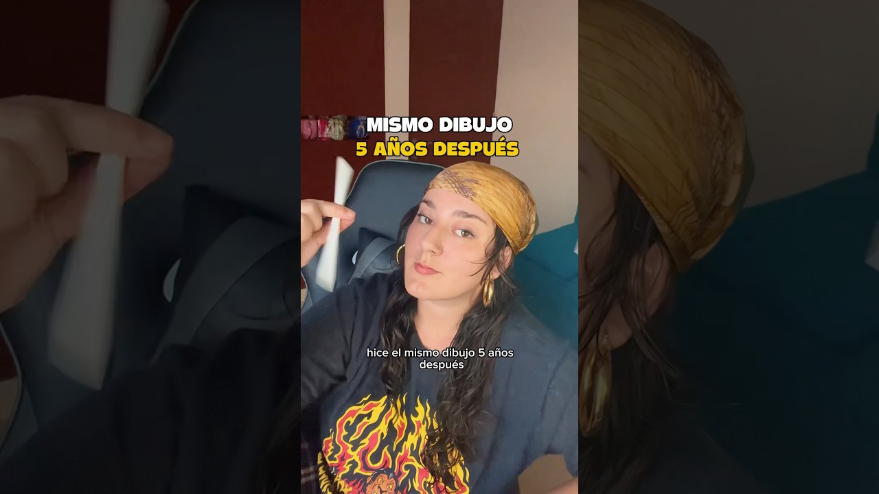 MISMO DIBUJO ➡️ ¡5 AÑOS DESPUÉS! 😱 