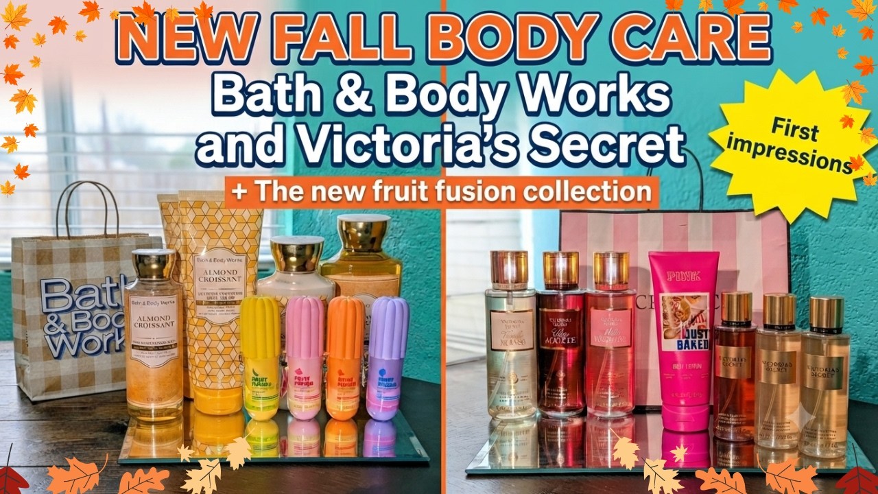 NEW!)🍂 Fall Body Care 2026 Haul! ·Bath & Body Works & Victoria's