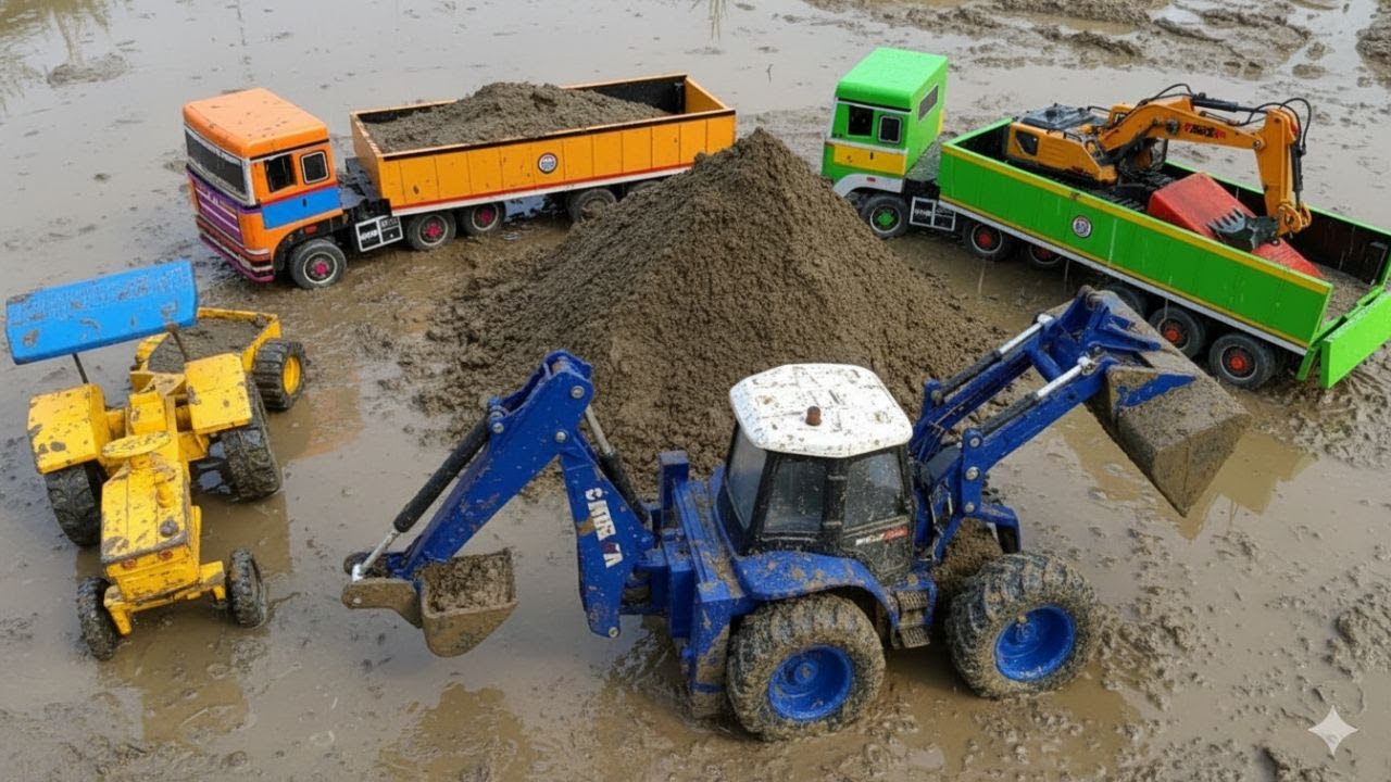 Diy tractor diorama making mini motor water pump science project – DIY Show