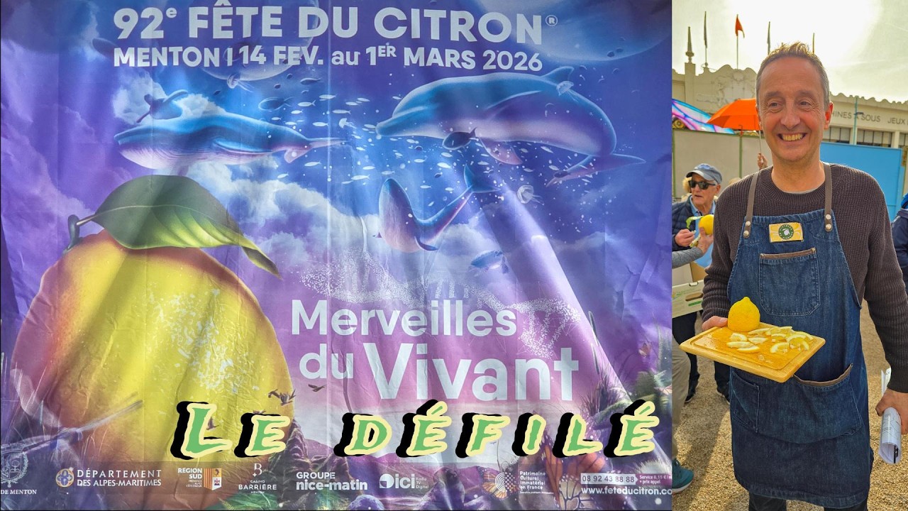 Menton 2026 Fête des citrons Défilé