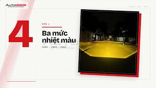Toyota Hilux 2020 lắp bi gầm AES SV 3.0 Max | Cos 45W, Pha 70W, 3 nhiệt màu