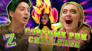 Costume Puns Challenge with Meg and Milo!  | ZOMBIES 2 | Disney Channel