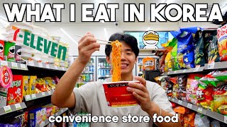 What I Eat in KOREA (EP. 5): Convenience Store Food For 24 Hours \& The Best Korean Fried Chicken