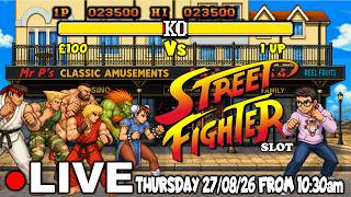 ● LIVE | Mr P's Classic Amusements Bognor - £100 Vs STREET FIGHTER Classic Fruit Machine screenshot 1