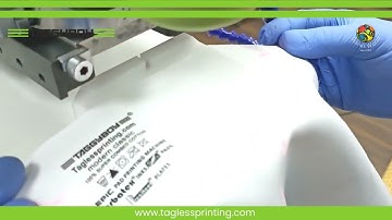 Taggyboy  Pad printing Machine |  Tagless Printing on Fabric | Tagless Label Printing