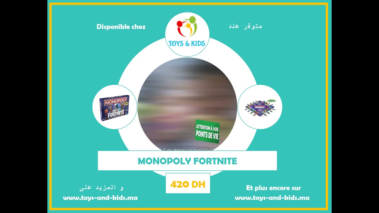 video MONOPOLY FORNITE HASBRO