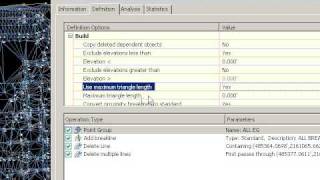 Editing a Surface in Civil 3d: Deleting Lines & Swapping Edges