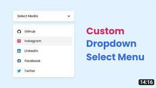 How To Make Drop Down Menu Using HTML And CSS | HTML Website Tutorials