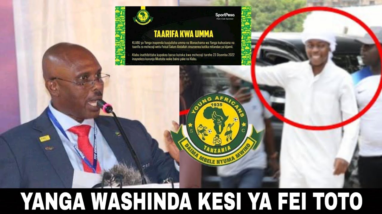 🔴KIMENUKA; Rasmi Muda Huu Kutoka TFF Watoa MAAMUZI SAKATA LA FEI TOTO ...