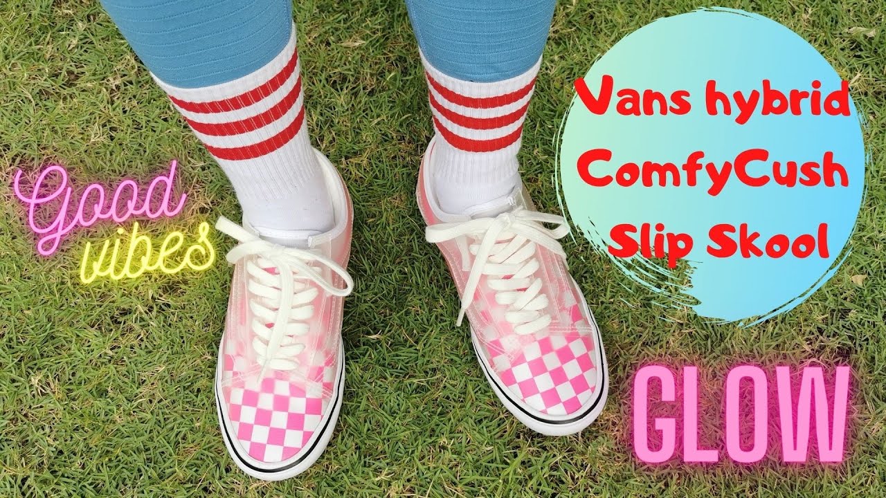 vans slip on old skool hybrid