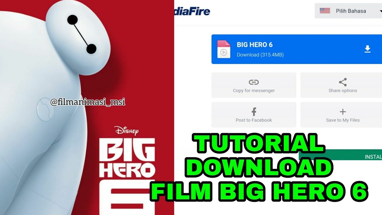 Tutorial Download Film Big Hero 6 Sub Indonesia - YouTube