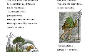 Thursday 3:19 Read Aloud Frog and Toad