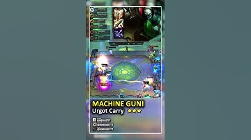 Every Twinshot Player Wet Dream! 3 Star Machine Gun Golden Urgot Carry | 6 Twinshot Comp | TFT Set 6