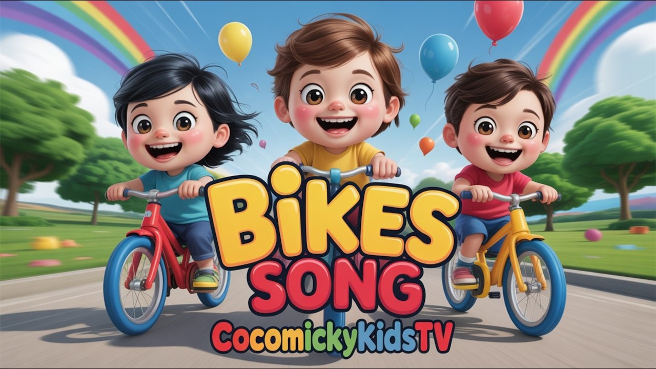 Bike Song | Nursery Rhymes & Kids Songs @CocoMickyKidsTV