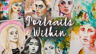 Portraits Within - Explore Mixed-Media Portraits & Self-Expression