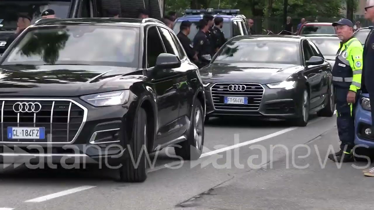 Berlusconi: l'arrivo di Meloni, Salvini e La Russa ad Arcore