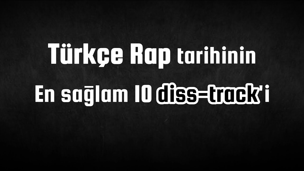 Türkçe Rap Tarihinin En Sağlam 10 Diss'i