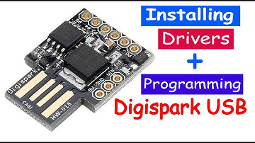 Installing Drivers and Programming the DigiSpark ATtiny85 USB Development Boards #digistump