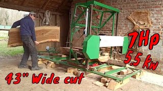 Homemade Sawmill 5.5 Kw El. Motor 43" Wide cut