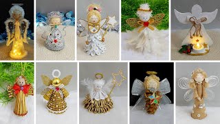 10 Easy Angel making idea with simple materials ( Part 1) | DIY Affordable Christmas craft idea🎄274