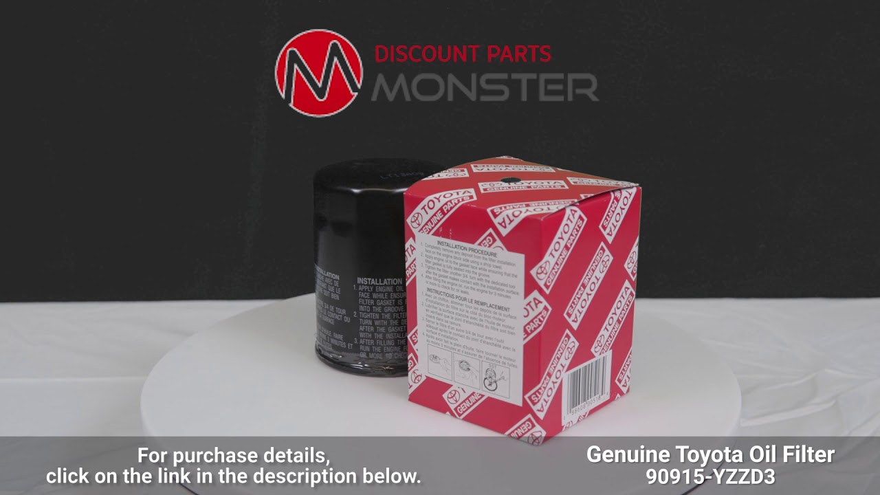 Oil Filter 90915YZZD3 Discount Parts Monster YouTube