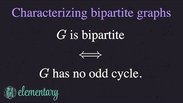 A characterization of bipartite graphs
