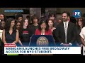 Mamdani Opens Broadway to NYC Students With 2,100 Free Tickets | Major Arts Announcement