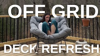 Getting the Deck Ready for Summer! | New Outdoor Furniture | Realistic Deck Tour
