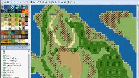 Rpg Maker Vx - Making of World Maps Tut Part 1