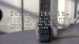 Reboot your Control4 Remote (using the keypad)