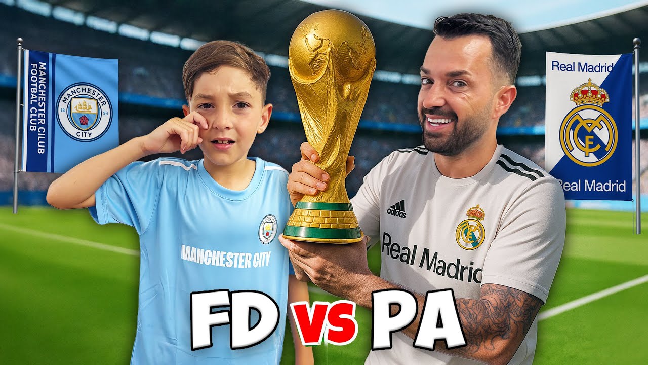 PARTITA 10 : MANCHESTER CITY VS REAL MADRID, PA ALZA LA COPPA !