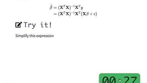 Gauss Markov Theorem (Part 1)