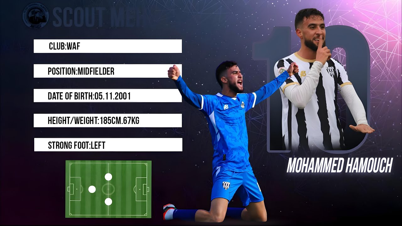 ⚫️⚪️MOHAMMED HAMOUCH⚪️⚫️”WAF DE FÈS”[MIDFIELDER]