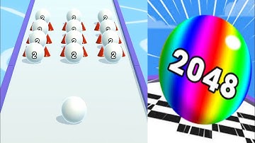 Bal Run 2048  All Levels Android iOS Gameplay Walkthrough 4K 86 #part15