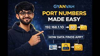 How Data Reaches Correct Application 🤔? | Ports &amp; port numbers Explained | Gyanvah