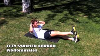 ABDOMINALES Feet Stacked Crunch